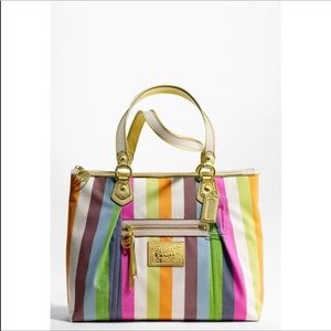 Never used: Coach Poppy tote